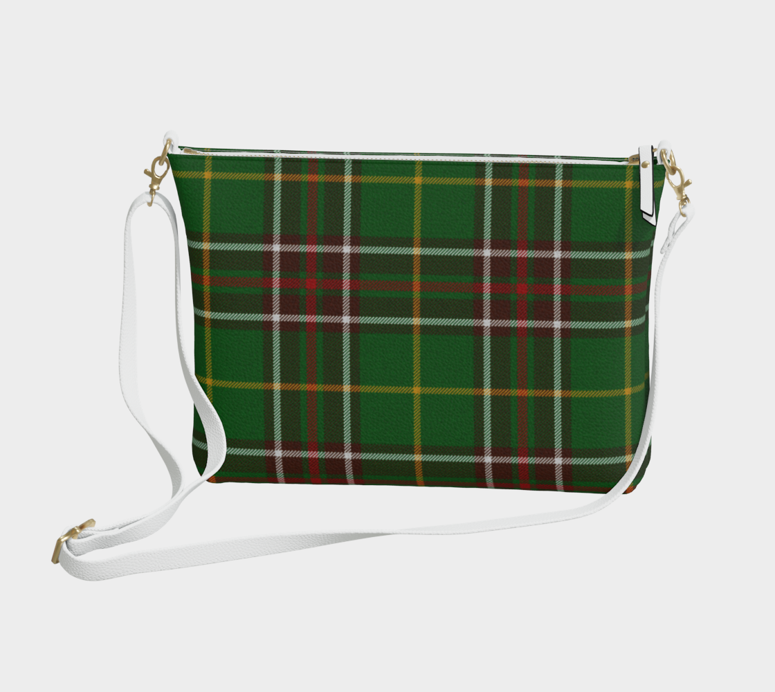 Vegan Leather Tartan Purse