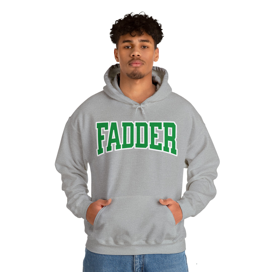 Fadder in Green Hoodie