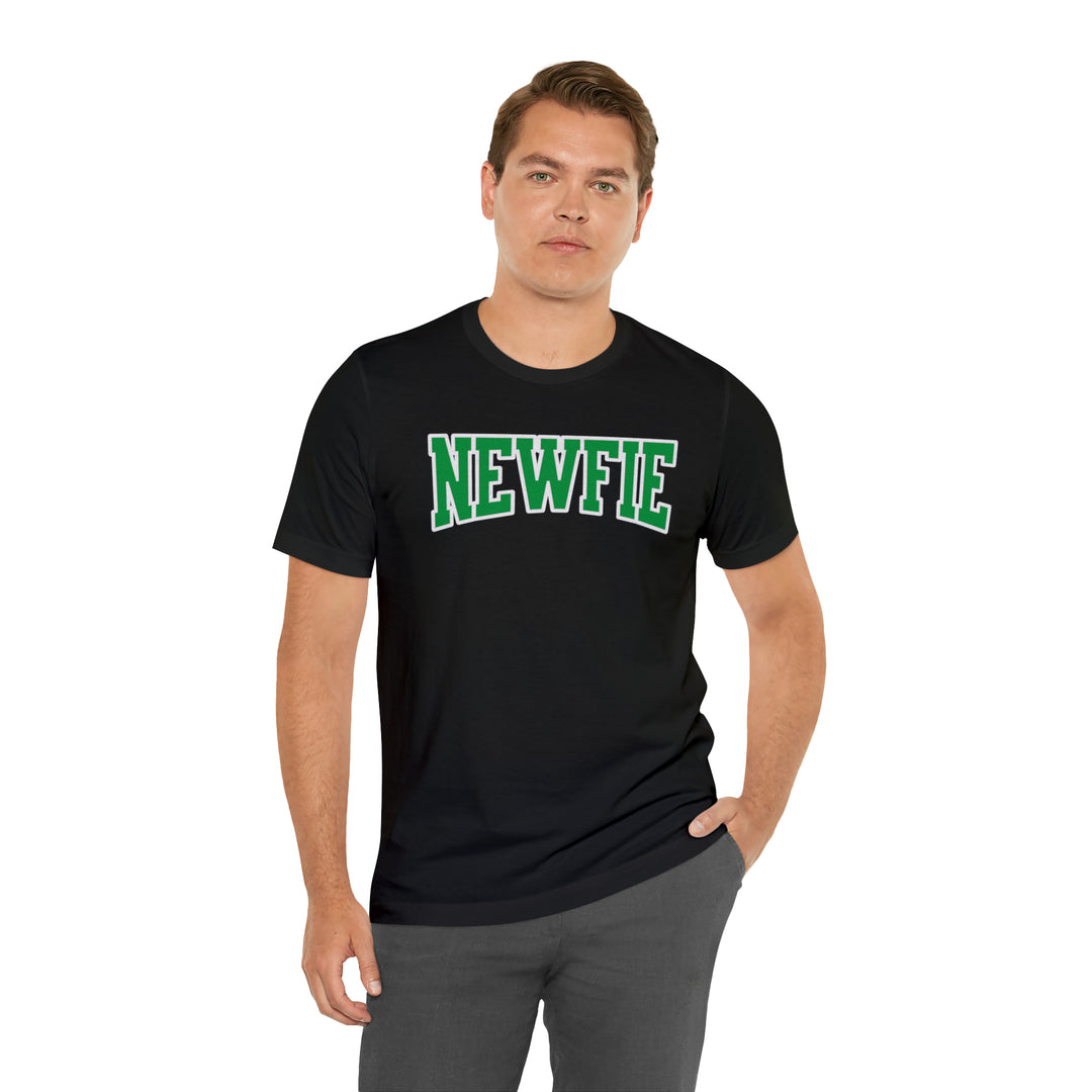 Newfie in Green T-Shirt