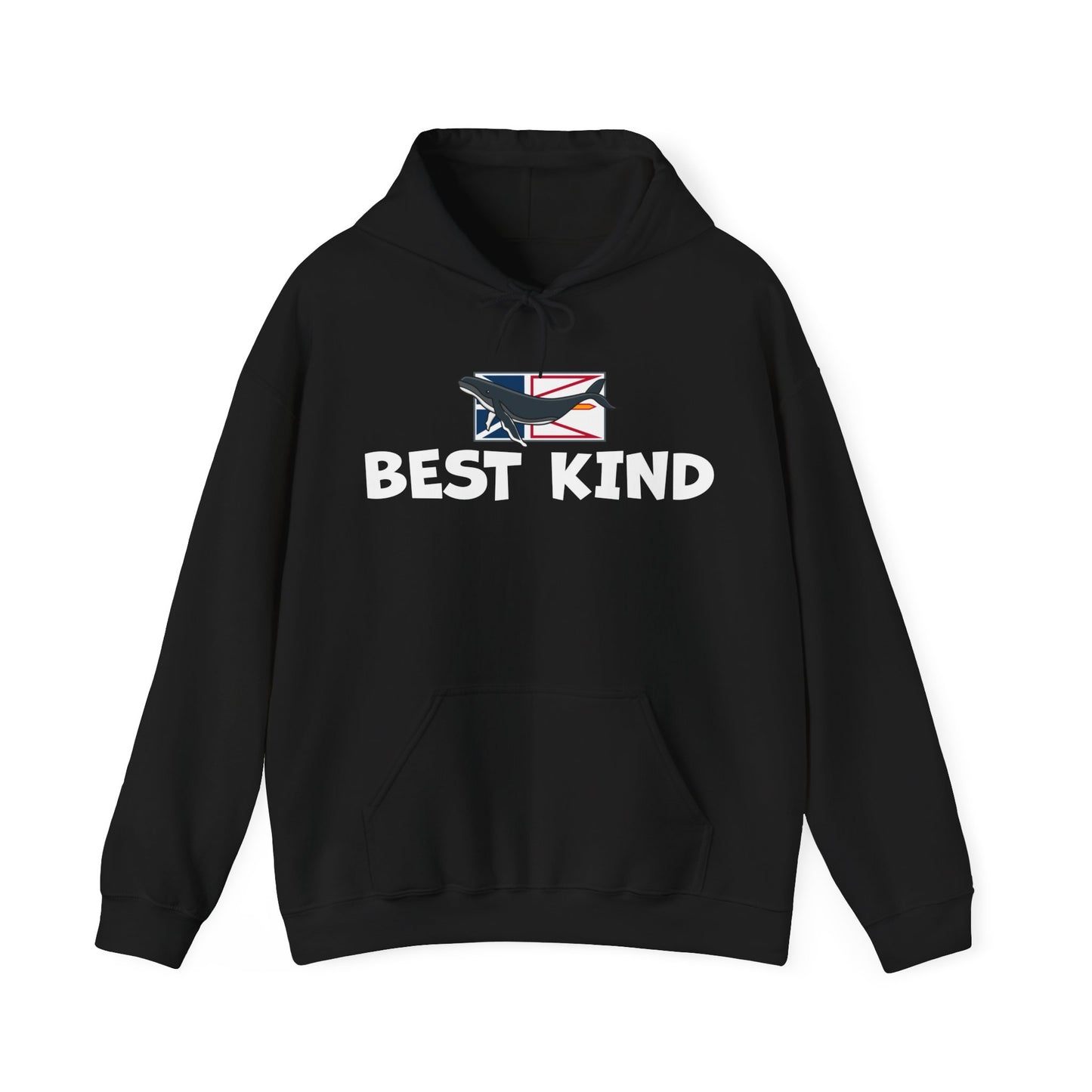 Best Kind Newfoundland Flag Whale Hoodie