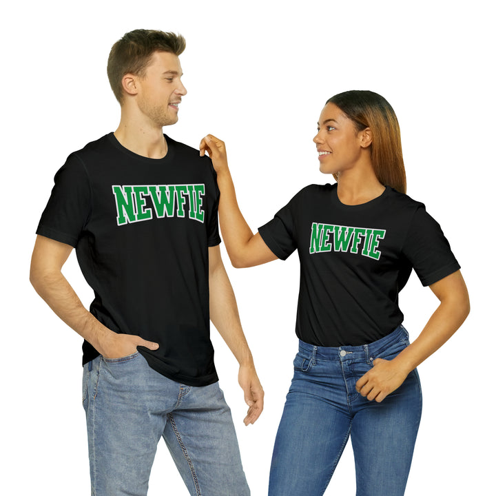 Newfie in Green T-Shirt
