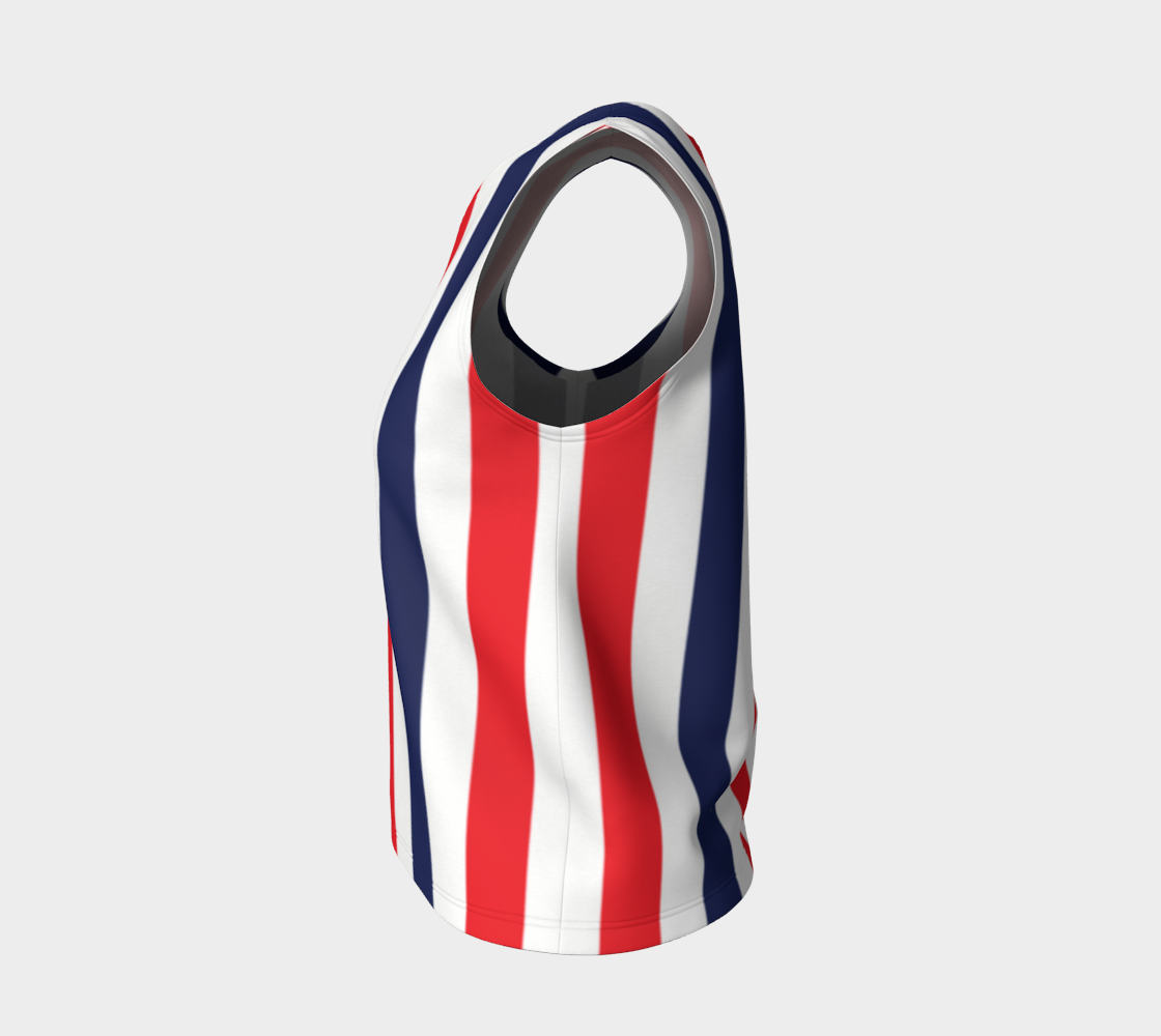 Red, White & Blue Relaxed Fit Tank Top