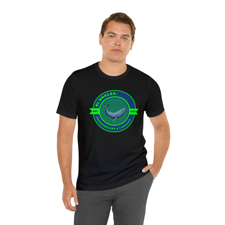 Whale Watching Badge T-Shirt