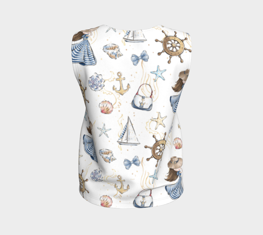 Sailor Girl Relaxed Fit Tank Top