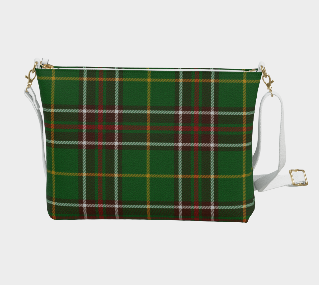 Vegan Leather Tartan Purse