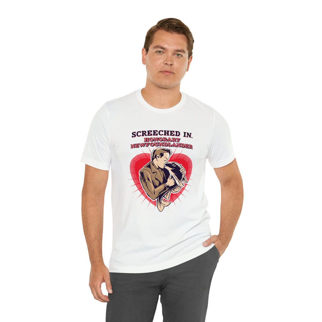 Man Kisses Cod T-Shirt